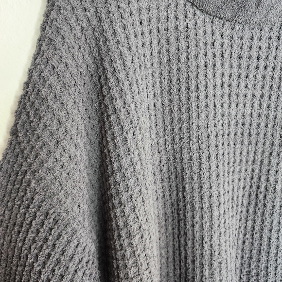 Love Tree Sweater Oversized Mock Neck Dark Gray Large - Picture 2 of 8